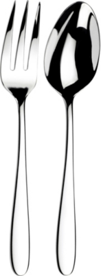 ARTHUR PRICE: Willow stainless steel salad servers