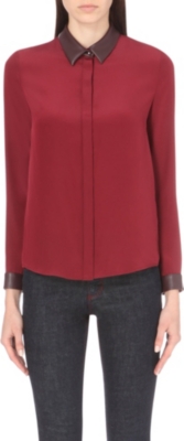 CLAUDIE PIERLOT   Cadeau chiffon shirt