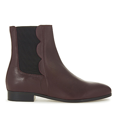 CLAUDIE PIERLOT - Ancolie leather Chelsea boots | Selfridges.com