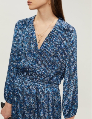 CLAUDIE PIERLOT ROSANA SATIN DRESS