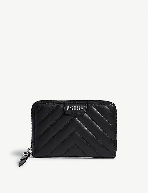 CLAUDIE PIERLOT: Answer quilted leather purse