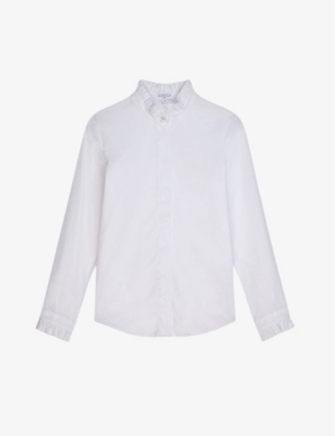 Claudie Pierlot Womens Naturels Colombine Embroidered Cotton Shirt