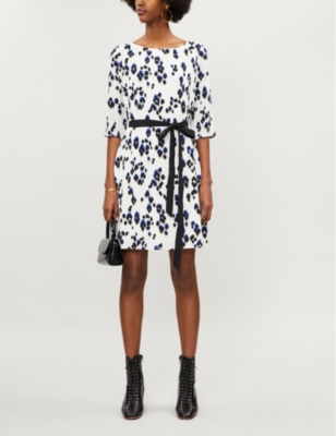 CLAUDIE PIERLOT Review leopard print woven dress Selfridges