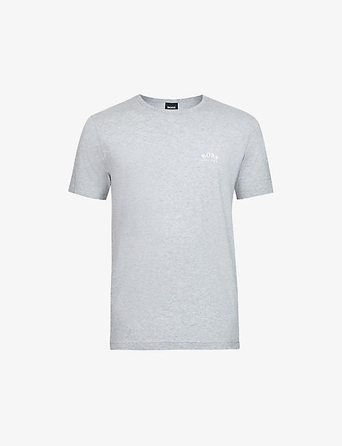 BOSS: Branded cotton-jersey T-shirt