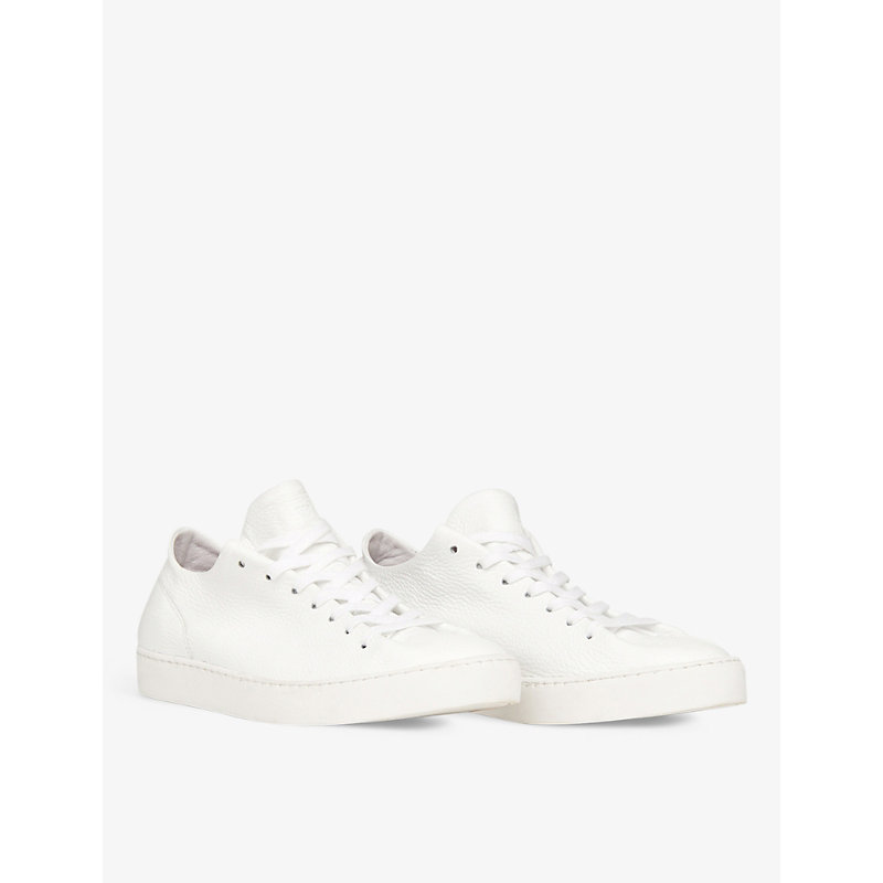 Shop Whistles Folly Leather Trainers In White