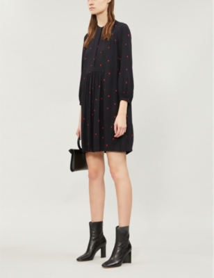 whistles heart print dress