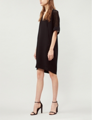 whistles lina dobby sleeve dress