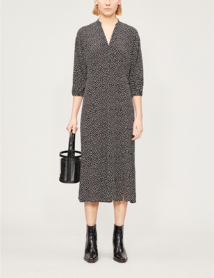 whistles confetti heart midi dress