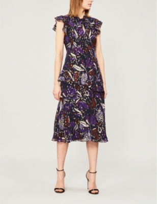 whistles montrose dobby midi dress