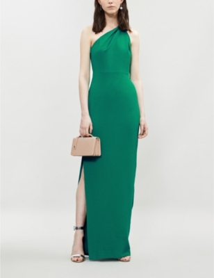 whistles green maxi dress
