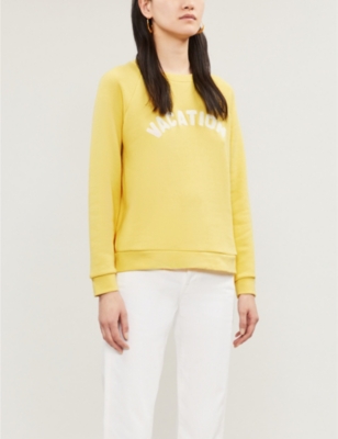 whistles yellow sweatshirt