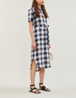 whistles montana denim dress