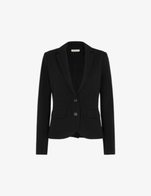 WHISTLES: Single-breasted slim-fit cotton jacket