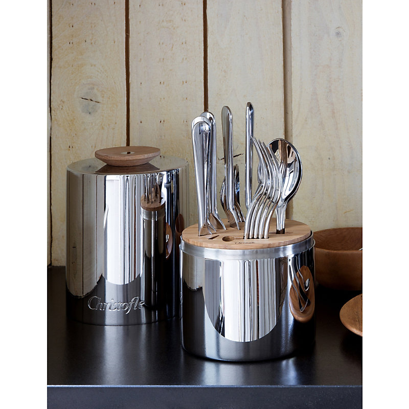 Shop Christofle Essential Cutlery Stainless Steel 24 Piece Set