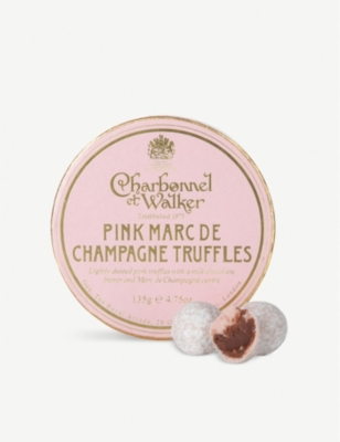 CHARBONNEL ET WALKER - Pink Marc de Champagne truffles 135g ...