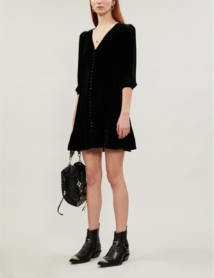 kooples velvet dress