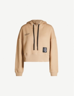 THE KOOPLES Cropped cotton-jersey hoody