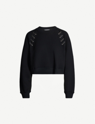 THE KOOPLES Deconstructed jersey sweatshirt