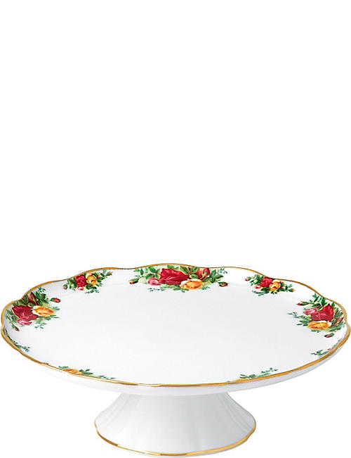ROYAL ALBERT: Old Country Roses large cake stand 30.5cm