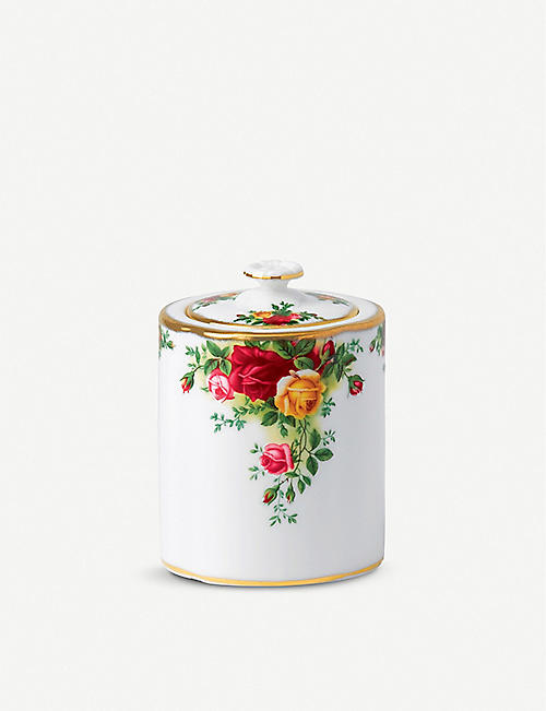 ROYAL ALBERT: Old Country Roses tea caddy 11cm