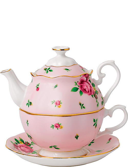 ROYAL ALBERT: New Country Roses tea for one set