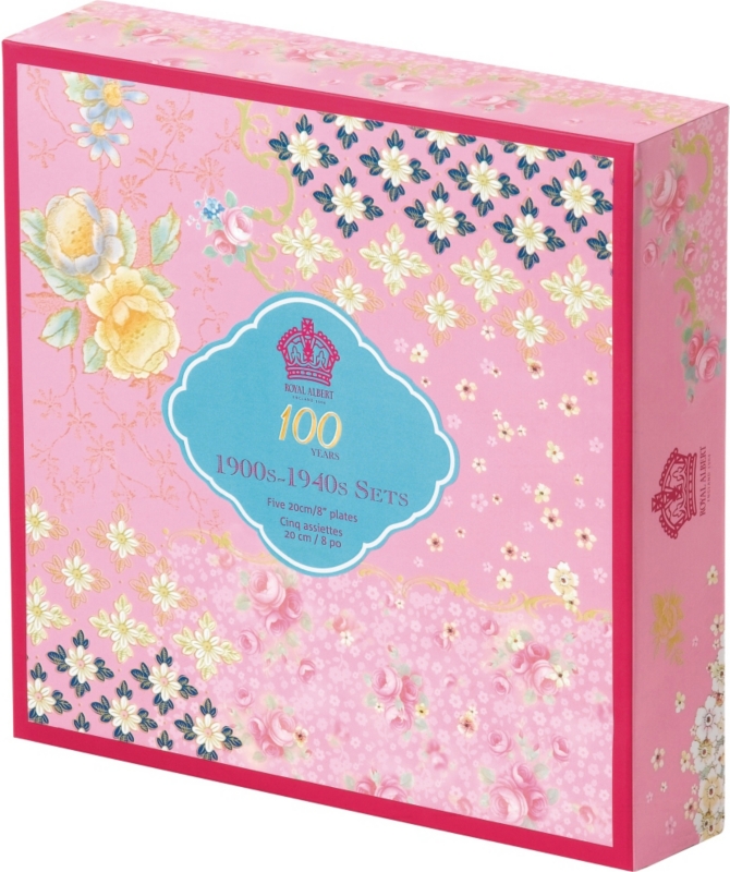 100 years 5-piece side plate set (1900-1940)