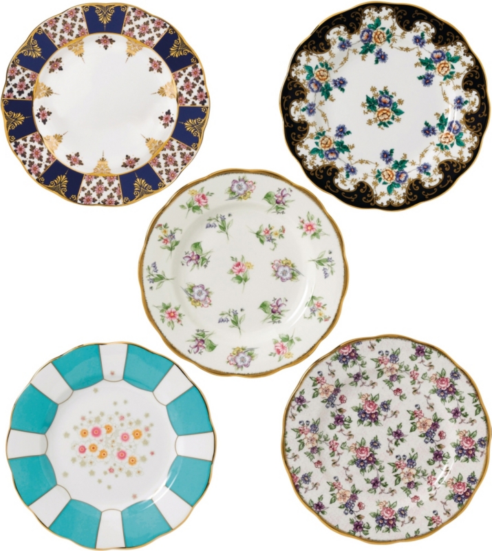 100 years 5-piece side plate set (1900-1940)