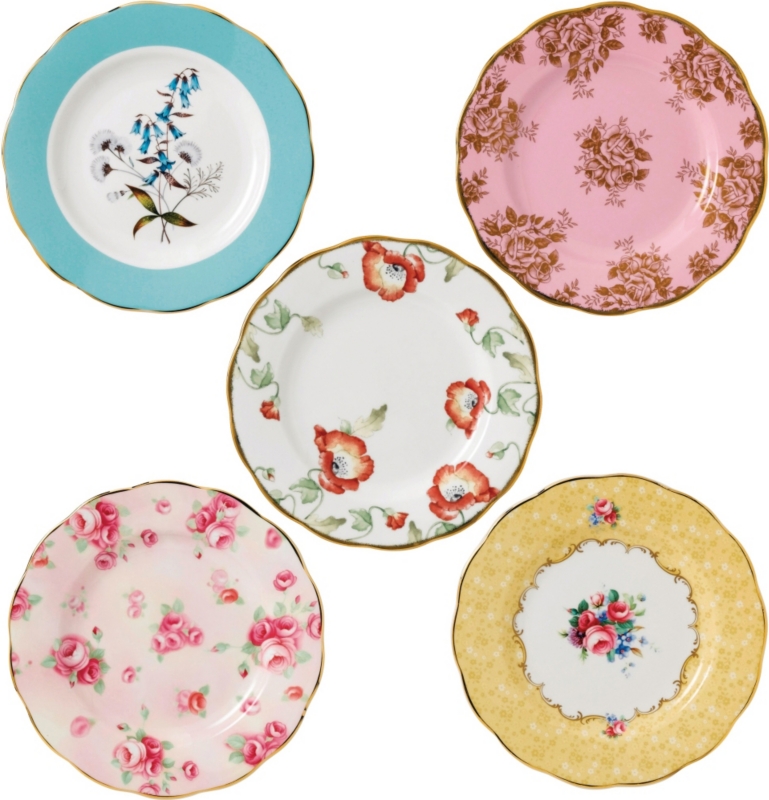 100 years 5-piece side plate set (1950-1990)