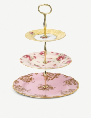 ROYAL ALBERT: 100 Years 3 Tier cake stand