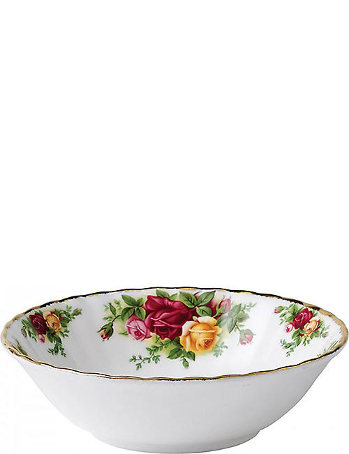ROYAL ALBERT: Old Country Roses china cereal bowl 16cm