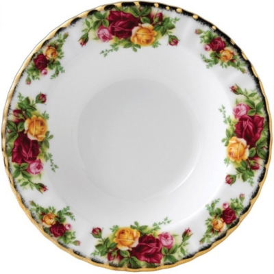 ROYAL ALBERT: Old Country Roses large soup plate