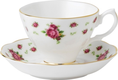Royal Albert New Country Roses Tea Cup And Saucer