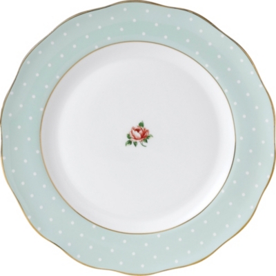 Royal Albert Polka Rose Vintage China Plate 27cm Selfridges Com