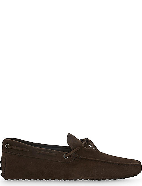 TODS: 122 suede driving shoes