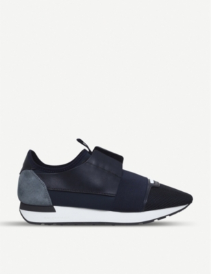 balenciaga runners navy