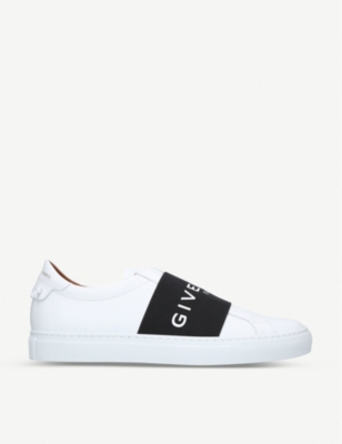 givenchy knot elastic leather trainers