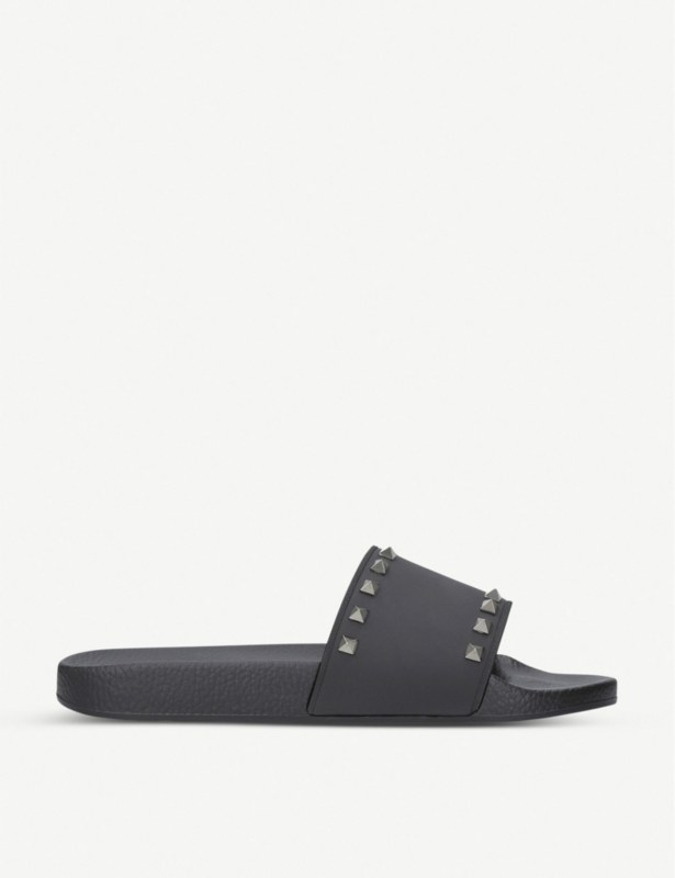 Rockstud rubber pool slider sandals