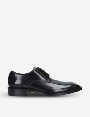 high-shine leather Derby shoes 