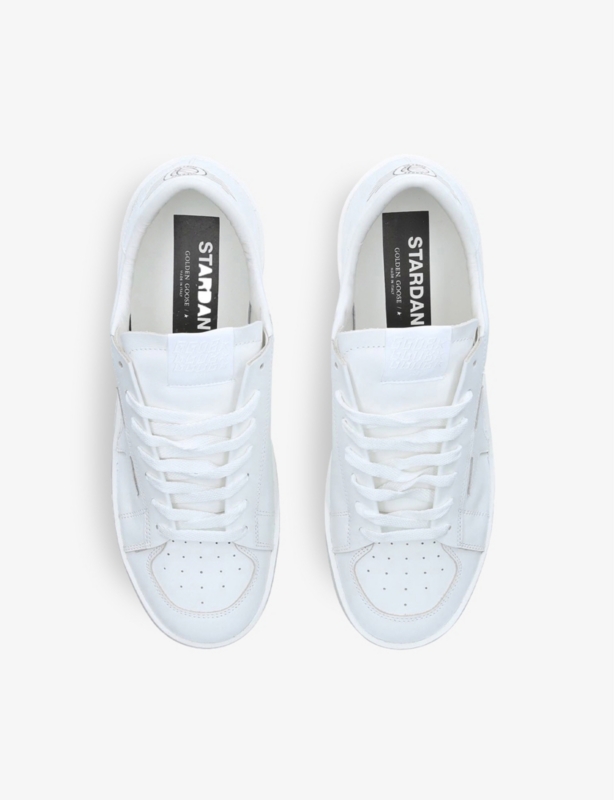 Men's Stardan logo-print leather low-top trainers