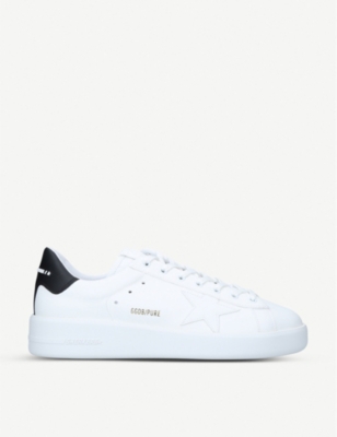 GOLDEN GOOSE - Men's Pure Star low-top leather and suede trainers ...