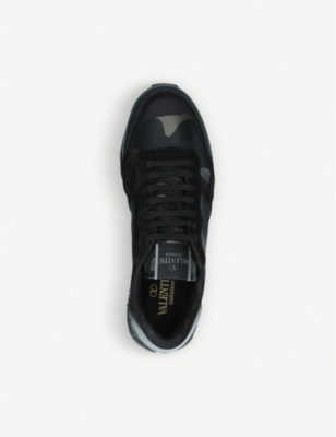 Black valentino trainers mens online