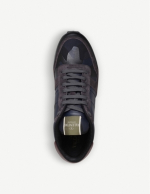 mens valentino trainers navy