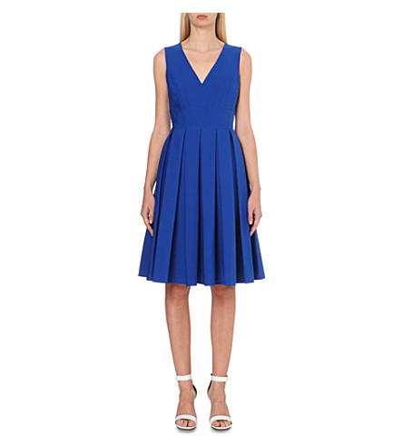 MICHAEL KORS COLLECTION   Pleated stretch cotton dress