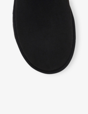 flat suede ankle boots