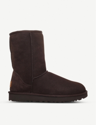 dark brown short uggs