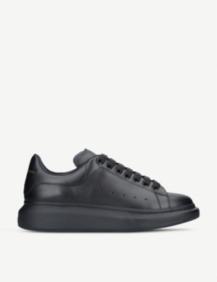 alexander mcqueen leather show sneakers