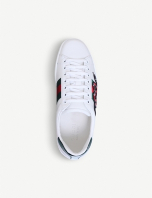 gucci bee trainers mens