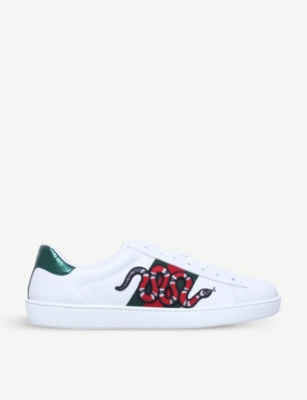 mens gucci snake trainers