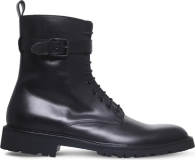 Belstaff Paddington Leather Boots In Black | ModeSens