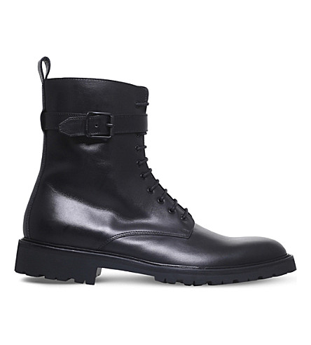 Belstaff Paddington Leather Boots In Black | ModeSens